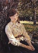 Valentin Serov Girl in the Sunlight. Sweden oil painting artist